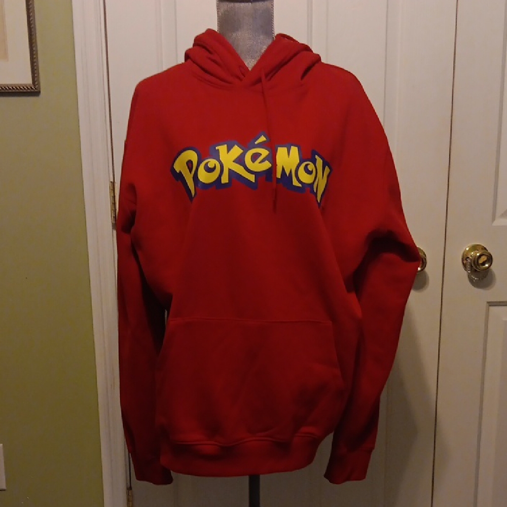 Divided Red Pokémon Graphic Hoodie